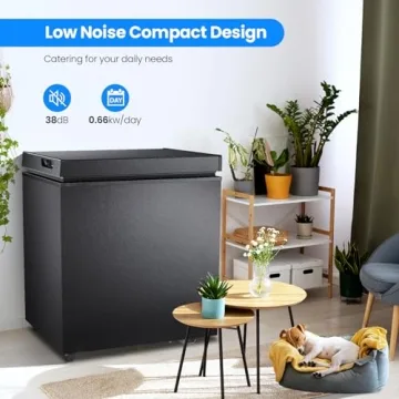 Kismile 1.8 Cu Ft Compact Chest Freezer