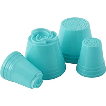 Wilton 4-Piece Easy Blooms Piping Tips for Baker