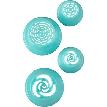Wilton 4-Piece Easy Blooms Piping Tips for Baker