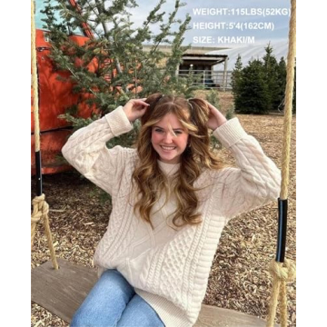 Aelfric Eden Vintage Oversized Knit Sweater Unisex Khaki