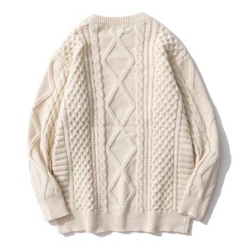 Aelfric Eden Vintage Oversized Knit Sweater Unisex Khaki