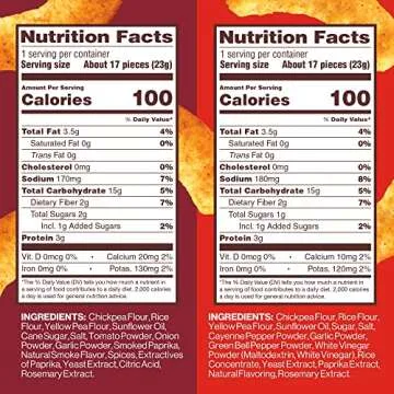 Hippeas Chickpea Puffs, Bold & Spicy Variety Pack: Barbecue, Sriracha, 0.8 Ounce (Pack of 18), 3g Protein, 2g Fiber, Vegan, Gluten-Free, Crunchy, Plant Protein Snacks