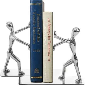 Stylish Bookends for Home or Office - Elegant and Functional Decor