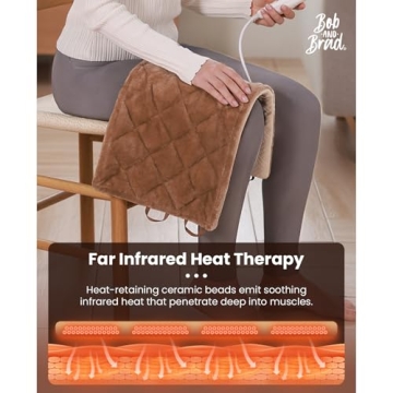 Weighted Heating Pad for Deep Pain Relief and Comfort