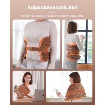 Weighted Heating Pad for Deep Pain Relief and Comfort