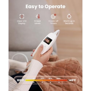 Weighted Heating Pad for Deep Pain Relief and Comfort