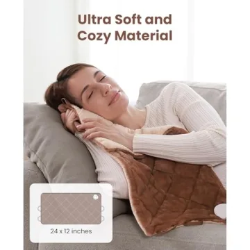 Weighted Heating Pad for Deep Pain Relief and Comfort
