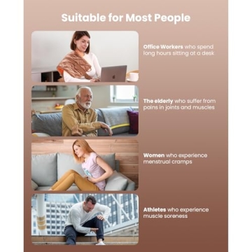 Weighted Heating Pad for Deep Pain Relief and Comfort