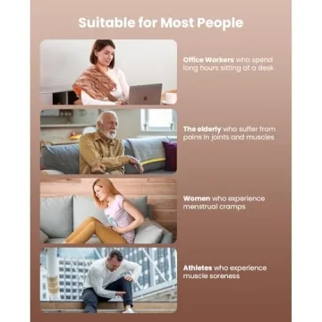 Weighted Heating Pad for Deep Pain Relief and Comfort