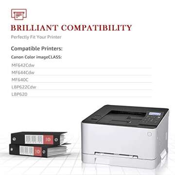 Toner Kingdom Compatible Toner-Cartridge Replacement for Canon 054H 054 High Yield CRG-054 for Canon...