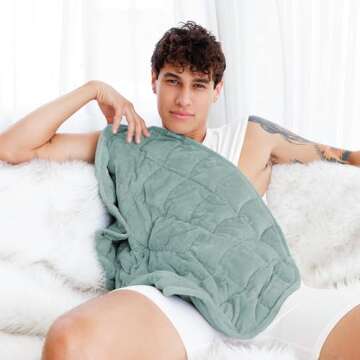 nodpod Compact Weighted Blanket for Relaxation and Travel