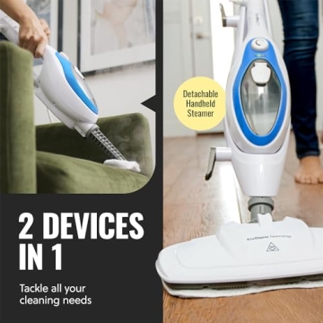 PurSteam 10-in-1 Steam Mop Chemical-Free Floor Cleaner