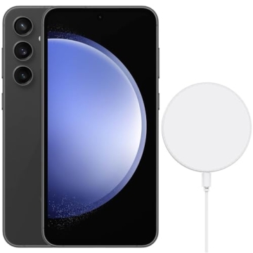 SAMSUNG Galaxy S23 FE 5G (128GB, 8GB) 6.4" AMOLED, Snapdragon 8 Gen 1 (International Model Fully Unlocked for Verizon, AT&T, T-Mobile, Global) S711U (w/Wireless Charger, Graphite) (Renewed)