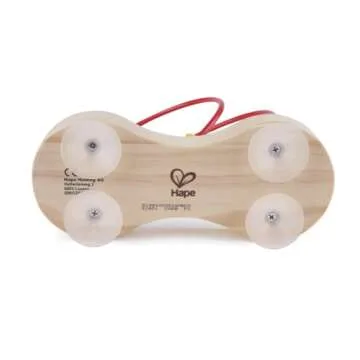 Hape Double Bubble Wooden Bead Maze | Award Winning Educational Wire Roller Coaster Sorting Puzzle Early Development Toy for Babies and Toddlers