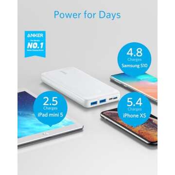Anker 325 Power Bank 20,000mAh for iPhone & Galaxy