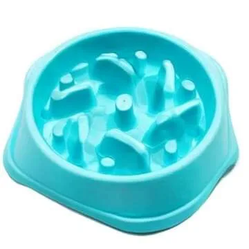 Slow Feeder Dog Bowl - Slow Eating Dog Bowl - Interactive Feeder - Slow Down Feed Pet Feeding Bowl