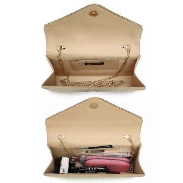 Dasein Elegant Evening Clutches for Women at Parties