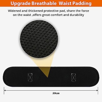 TRSMIMA Safety Harness Fall Protection Kit: Adjustable & Comfortable