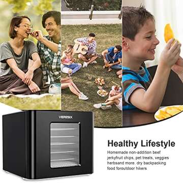 Premium Food Dehydrator with Digital Timer and Control