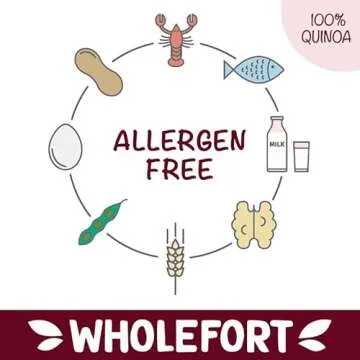 Puffed Quinoa Cereal + Nothing – Vegan – Gluten Free – Non-GMO – [11 oz] Try Quinoa Pops as Snacks – Cereal – Salad Topper for Sustainable Energy – Crunchy Quinoa is Good Mood Food – by Wholefort