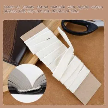 Books by Hand 100% Cotton Headband for Bookbinding Crafts