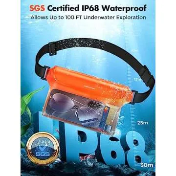 UNBREAKcable Waterproof Phone Pouch with Adjustable Strap