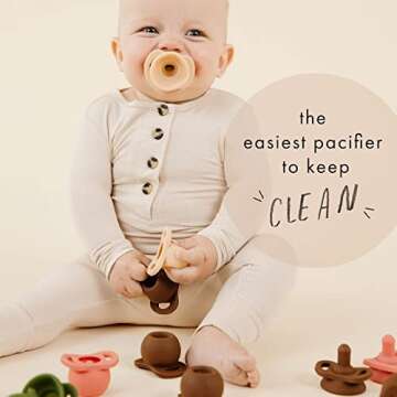 Safe Pop & Go Pacifier with Built-in Case for Newborns