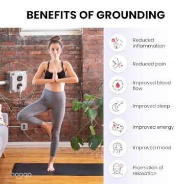 Grounding Mat for Sleep, Energy, Pain Relief, Inflammation and Balance