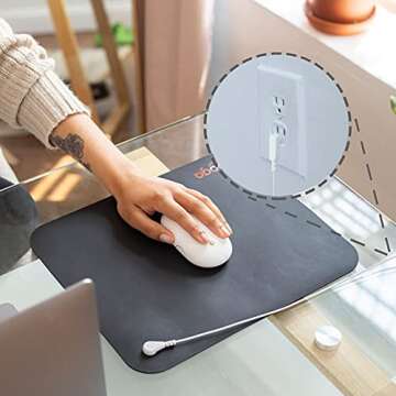 Grounding Mouse Pad for Energy and Wellness Benefits