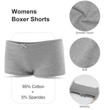 Allxwek Women's Cotton Boy Shorts for Comfort and Style
