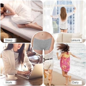 Allxwek Women's Cotton Boy Shorts for Comfort and Style