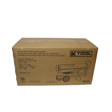 K Tool Portable Kerosene/Diesel Heater with Thermostat
