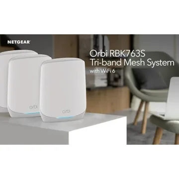 Netgear Orbi Tri-Band WiFi 6 Mesh System for All Homes