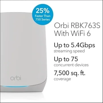 Netgear Orbi Tri-Band WiFi 6 Mesh System for All Homes