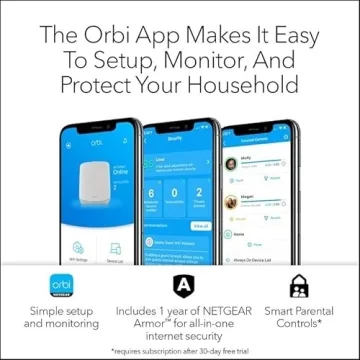 Netgear Orbi Tri-Band WiFi 6 Mesh System for All Homes
