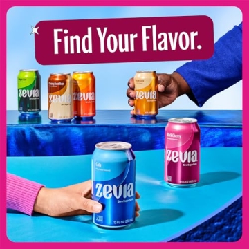 Zevia Zero Sugar Cran-Raspberry Soda 24 Pack