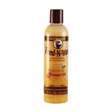 Howard Products Feed-N-Wax Wood Polish & Conditioner - 8 oz - Natural Wood Care