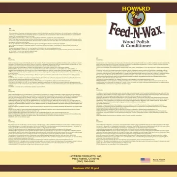 Howard Feed-N-Wax Wood Polish & Conditioner 8oz