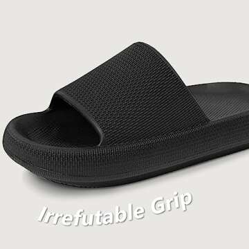 Menore Slippers for Women and Men Quick Drying, Parent-Child EVA Open Toe Soft Slippers, Non-Slip Soft Shower Spa Bath Pool Gym Beach House Sandals for Indoor & Outdoor