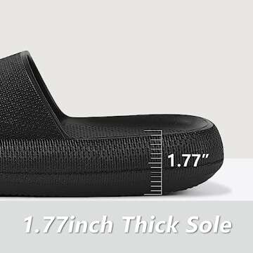 Menore Slippers for Women and Men Quick Drying, Parent-Child EVA Open Toe Soft Slippers, Non-Slip Soft Shower Spa Bath Pool Gym Beach House Sandals for Indoor & Outdoor