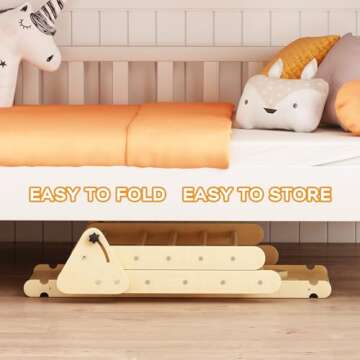 Benarita Pikler Triangle Climber with Ramp for Kids