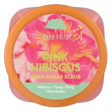Tree Hut Pink Hibiscus Shea Sugar Scrub Exfoliating Body Care