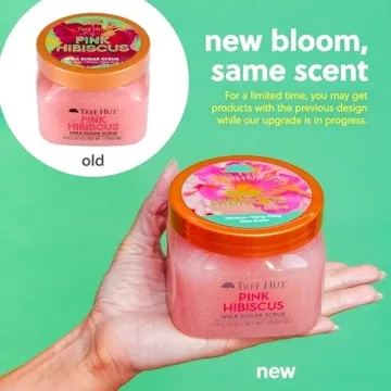 Tree Hut Pink Hibiscus Shea Sugar Scrub Exfoliating Body Care