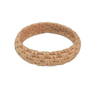 Stylish Lightweight Handmade Rattan Bracelets for Women