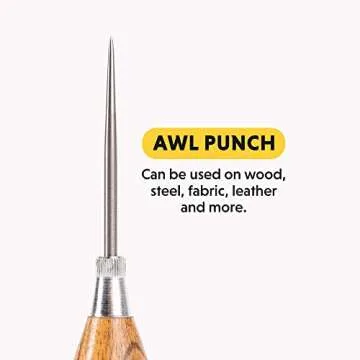 General Tools Scratch Awl with Hardwood Handle - Precision Tool