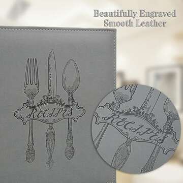 COFICE Recipe Binder - Elegant & Customizable Recipe Organizer