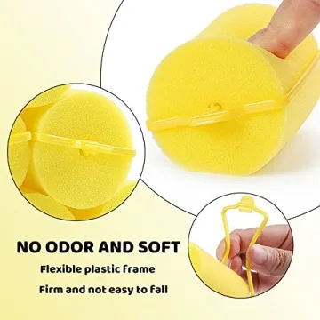 Jumbo Foam Sponge Hair Rollers for Effortless Curls
