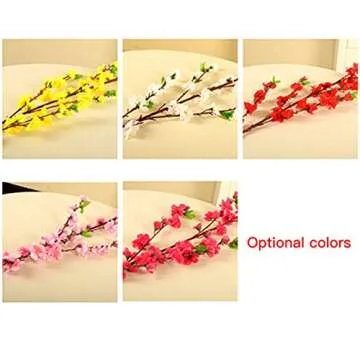 Firlar Artificial Cherry Blossom Branches for Home Decor
