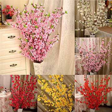 Firlar Artificial Cherry Blossom Branches for Home Decor