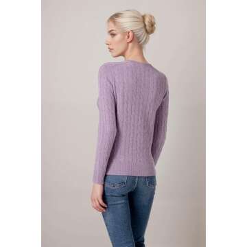 Hearth Cashmere 100% Pure Cashmere Ladies' Sweater